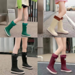 E260 Tapered-Top Rain Boots